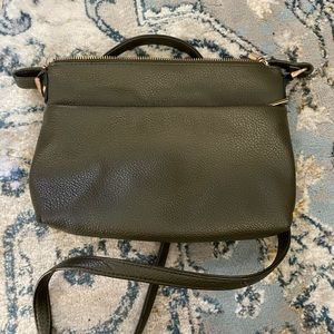 Green crossbody purse